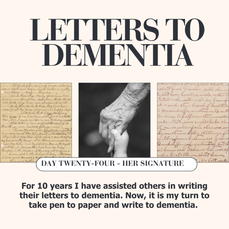 Letters to Dementia
